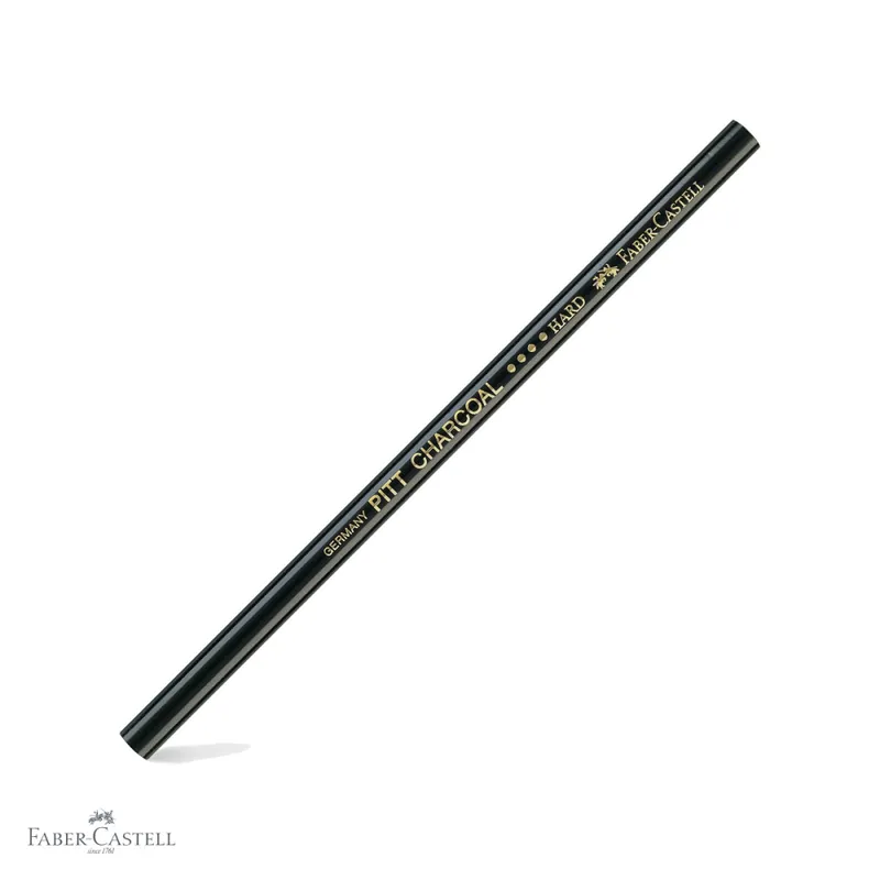 Creion carbune natural Faber-Castell Pitt Monochrome, grad dur, pentru desen artistic Ofertă