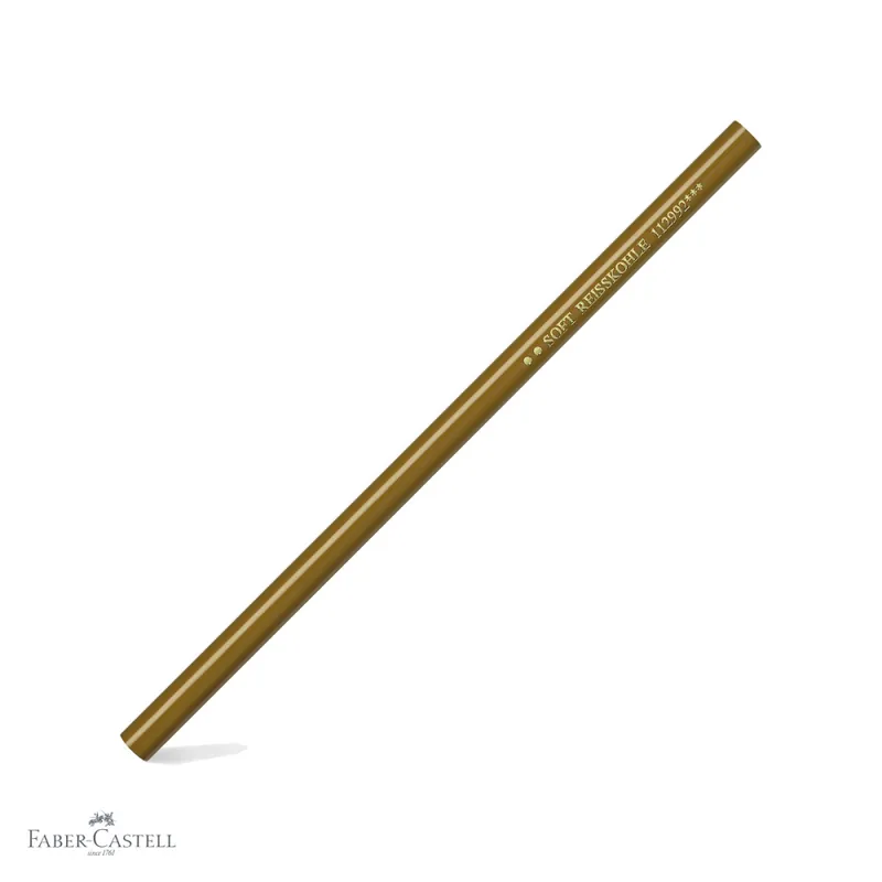 Creion carbune presat Faber-Castell Pitt Monochrome, grad soft, nuanta neagra intensa, pentru desen artistic Cumpără online