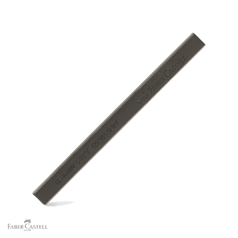 Bestseller Pastel Pitt Monochrome negru Faber-Castell, sectiune patrata, rezistenta maxima la lumina, pentru artisti