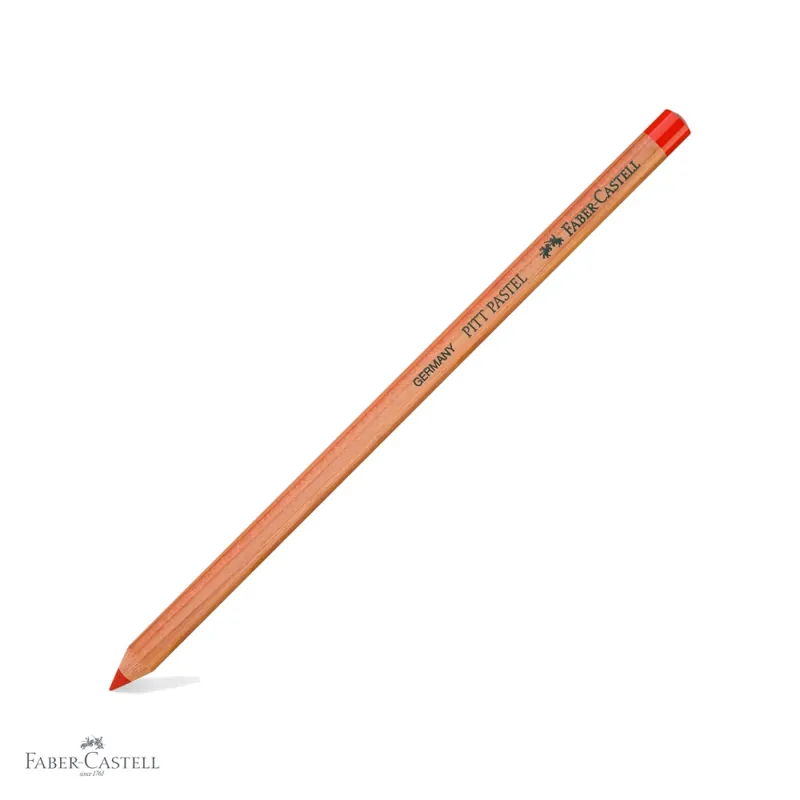 Bestseller Creion pastel Pitt Faber-Castell, rosu scarlet, pe baza de ulei, pentru contururi si detalii fine
