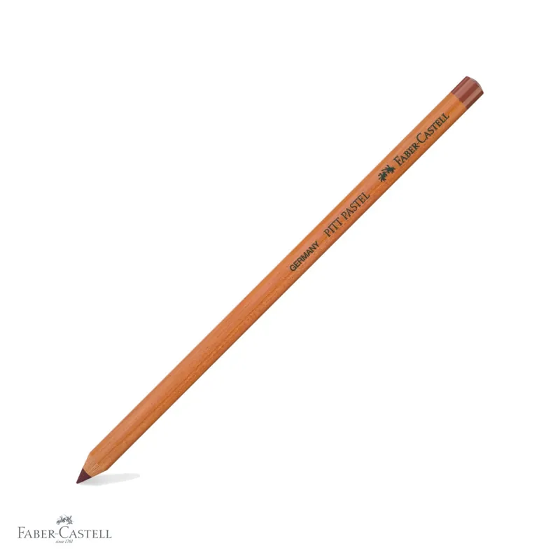 Creion pastel uleios Faber-Castell Pitt, nuanta Maro Caput Mortuum, pentru detalii fine si contururi Noutate