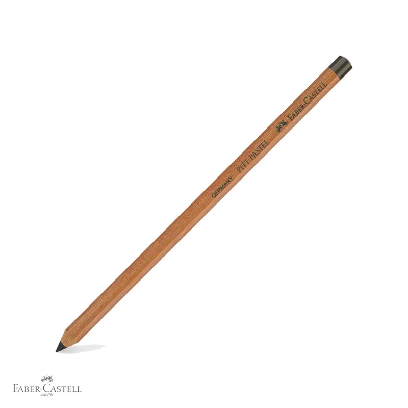 Creion pastel Faber-Castell Pitt, sepia inchis, mina groasa 4.3 mm, pentru detalii fine si linii artistice Calitate înaltă
