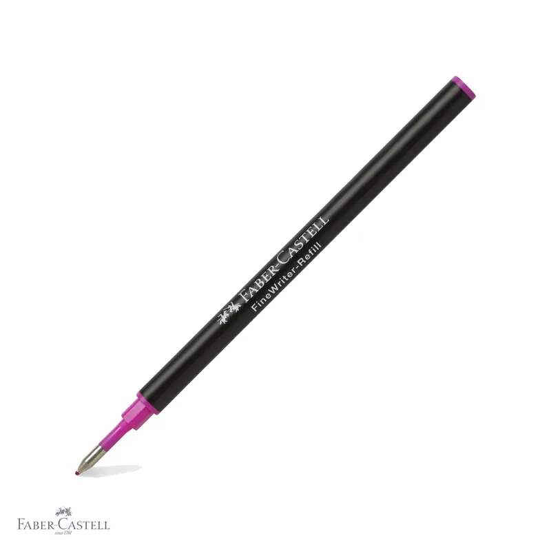 Ofertă de sezon Rezerva roller Faber-Castell Grip FineWriter, cerneala roz, compatibila Grip 2011 si Grip 2010