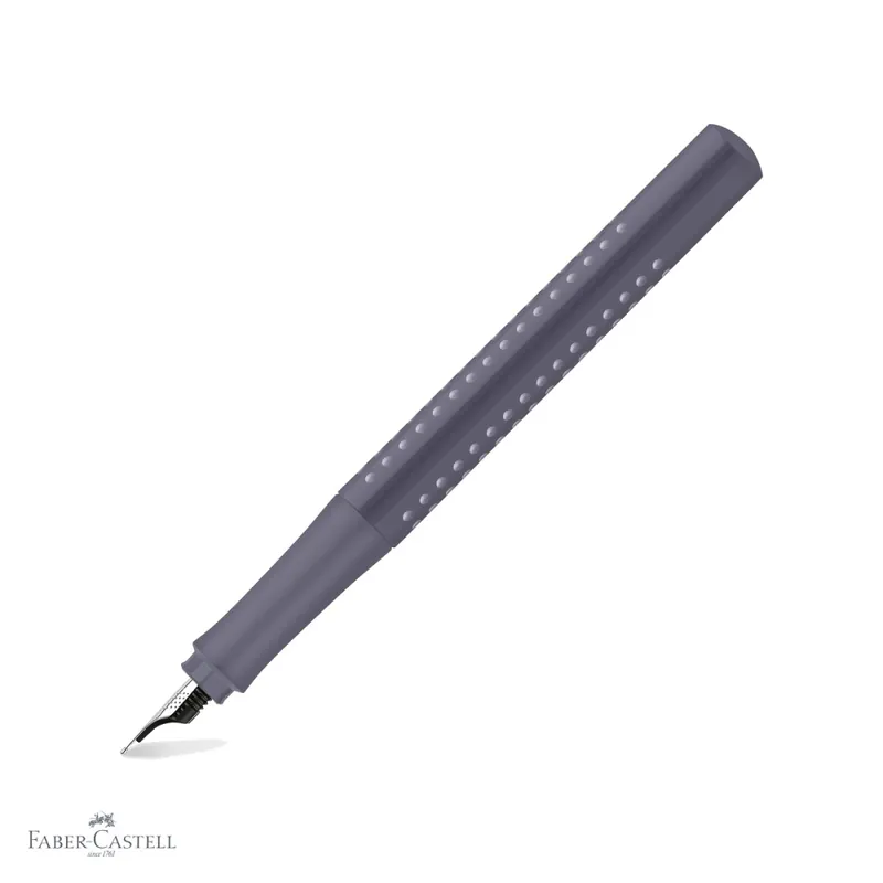Preț promoțional Stilou Faber-Castell Grip 2010, penita din otel inoxidabil, marime M, pentru dreptaci si stangaci