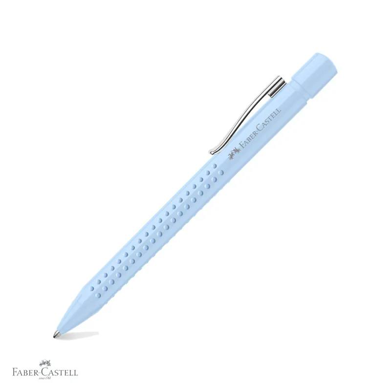 Pix cu mecanism Faber-Castell Grip 2010, zona anti-alunecare ergonomica, albastru, pentru birou si scoala Livrare gratuită