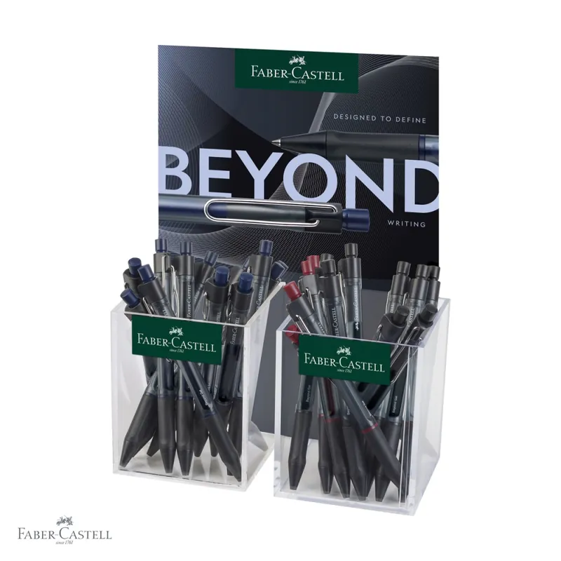Display 24 pixuri cu gel si mecanism Faber-Castell Beyond 0.7mm, cerneala rezistenta, set birou Cumpără online