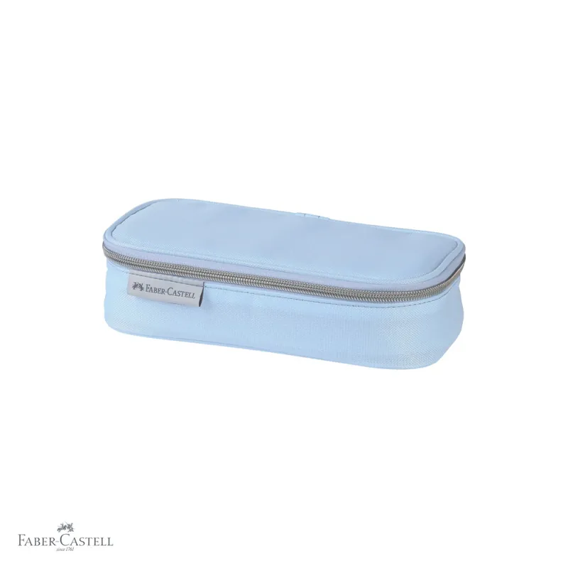 Penar oval neechipat Faber-Castell Sky Blue 2024, design modern, pentru scoala Reducere specială