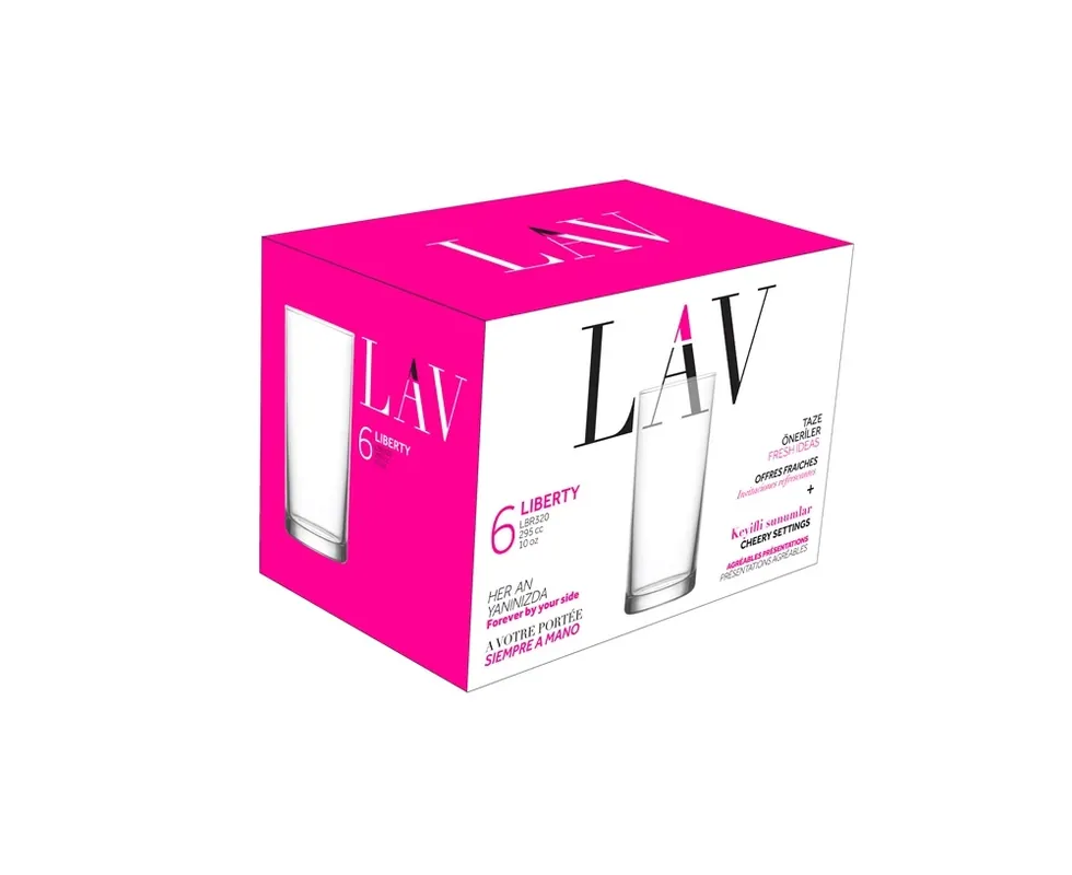 LAV LV-LBR320F Liberty Long Drink koktélos pahar Preț promoțional