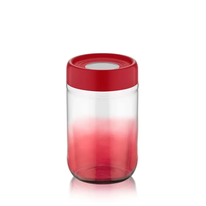 Lichidare de stoc IRIS LUXPLASTIC C-00422 Rainbow sticlă cutie 660ml roșu