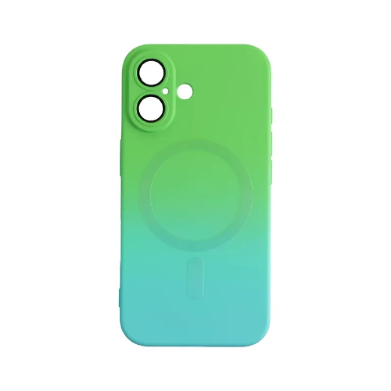 CELLECT magnetic design toc iPhone 16 albastru-verde Chilipir