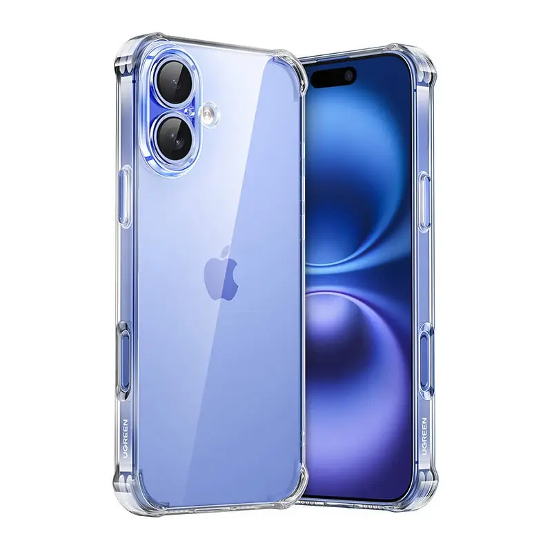UGREEN CA101 Bright Cushion Case iPhone 16 transparent Preferatul clienților