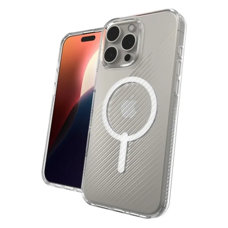 Ofertă ZAGG Luxe Snap spate iPhone 16 Pro Max transparent