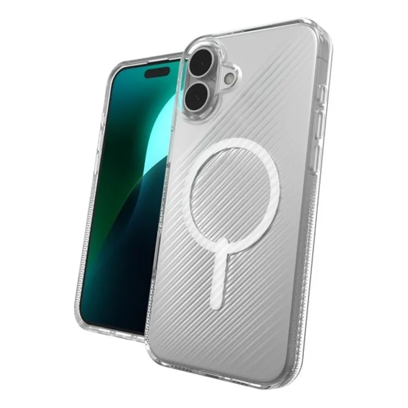ZAGG Luxe Snap spate iPhone 16 Plus transparent Retur gratuit