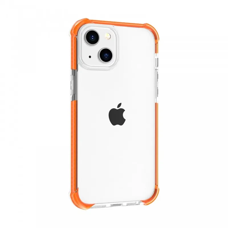 Discount CELLECT Rezistent la șocuri silicon toc iPhone 13 Mini portocaliu