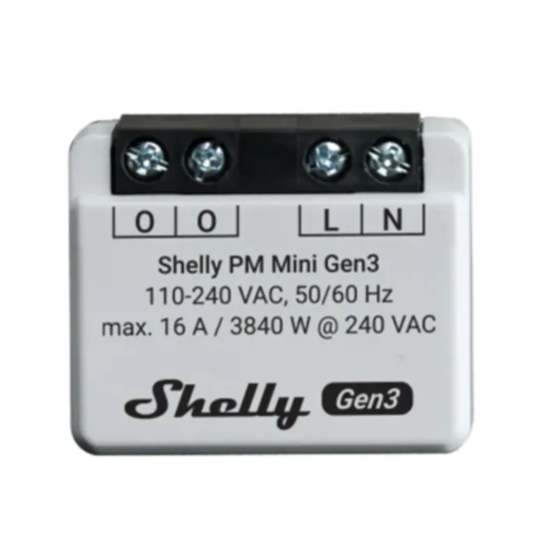 Cumpără online SHELLY PM Mini Gen3 WiFi + Bluetooth modul cu măsurarea consumului