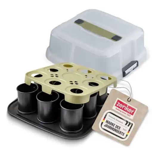 Zenker Bake Click Go Tava pentru Torturi cu Hauba Antiaderenta 29x29x7cm Disponibil imediat