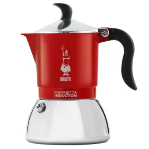 Cafetiera Bialetti Fiammetta Induction 4 cesti Rosu Compatibila Inductie Popular