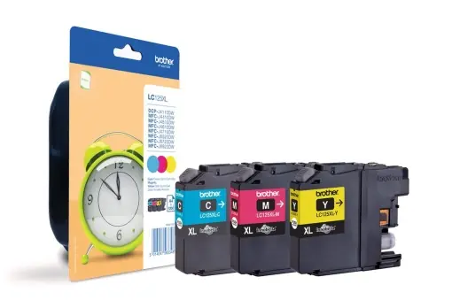 Cartuse de imprimanta Brother LC-125 XL Rainbow Pack Cyan Magenta Galben Compatibilitate Extinsa Transport gratuit