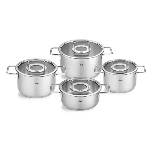 Cumpără acum Set oale inox Fissler Pure Collection 4 piese compatibil inductie Made in Germany