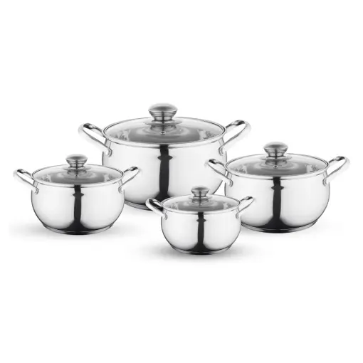 Mai ieftin Set oale Florina Maron din inox 4 piese compatibil inductie spalare automata