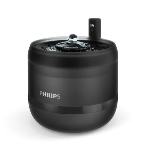 Fantana inteligenta pentru pisici Philips Pet Series PAW321002 Filtrare avansata Activare prin miscare Functionare silentioasa Reduceri