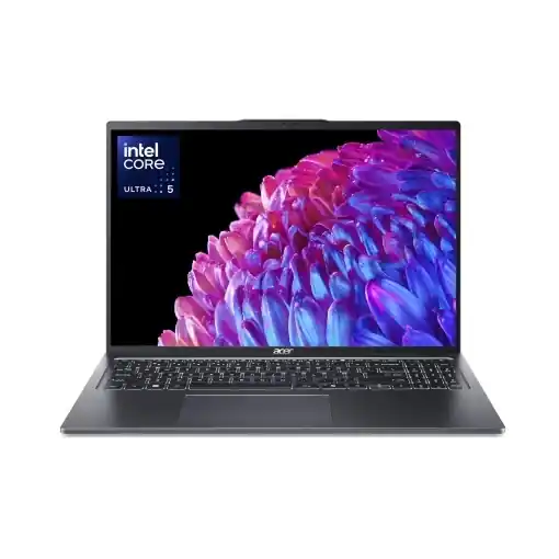Laptop Acer Swift Go 16 SFG16-72-561M Intel Core Ultra 5 16GB RAM 512GB SSD Gri Metalic Noutate