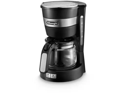Ofertă exclusivă Cafetiera cu filtru DeLonghi ICM 14011BK 650W functie aroma negru