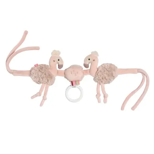 Fehn Kinderwagenkette Flamingo 042337 Jucarie Interactiva pentru Bebelusi 0 luni Cel mai bun preț