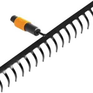 Fiskars QuikFit Rechen 1000654 16 Zinken Latime 40 cm NegruPortocaliu Calitate înaltă