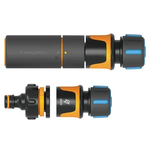 Kit conectare furtun Fiskars 1027091 SoftGrip O 12-58 NegruPortocaliuAlbastru Lichidare de stoc