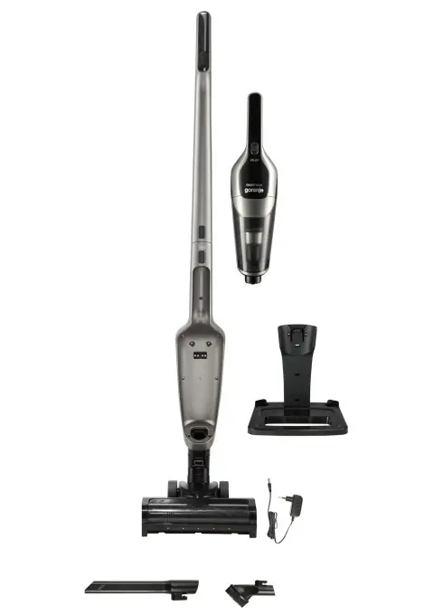 Aspirator vertical Gorenje SVC252110FSIIA 2-in-1 165W autonomie 60 min turboperie LED Preț redus