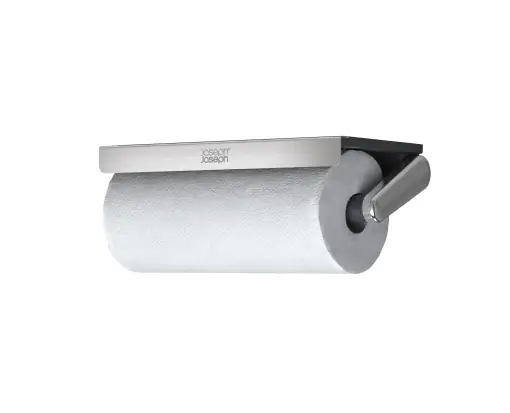 Suport pentru prosop de bucatarie Joseph Joseph RollGrip montare sub dulap Graphite design compact Preț redus