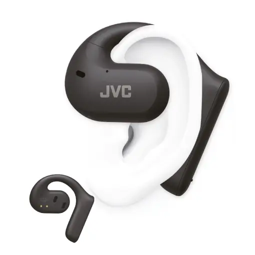 Ofertă de sezon Casti wireless JVC HA-NP35T-B Open Ear Design IPX4 17 ore autonomie Bluetooth 51 Negru