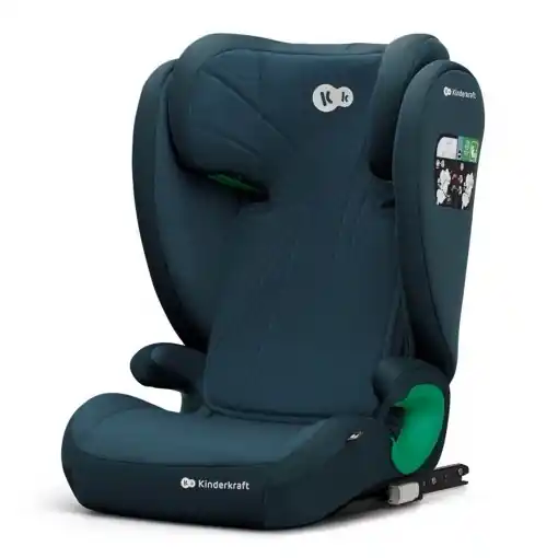 Ofertă exclusivă Scaun auto Kinderkraft JUNIOR FIX2 I-SIZE 15-36 kg Isofix Albastru