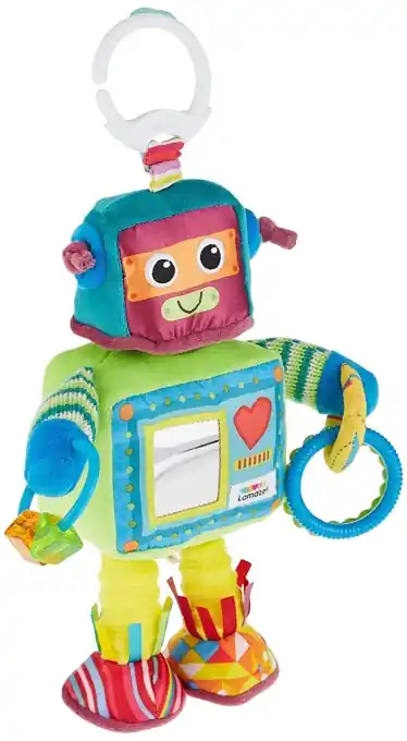 Livrare expres Jucarie pentru bebelusi Lamaze Rusty Robot LC27089 clip-on stimulare senzoriala