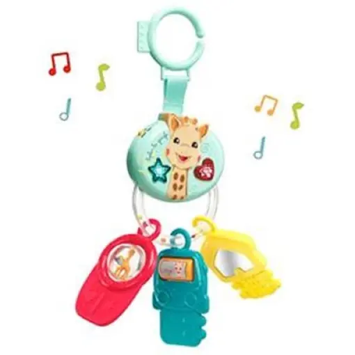 Zornaitoare Electronica SOPHIE LA GIRAFE cu Muzica si Activitati Multiple Multicolora 3 Luni Discount