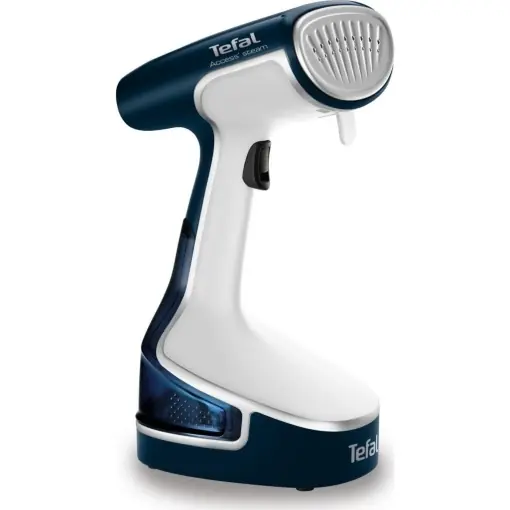 Reducere de preț Aparat de calcat vertical Tefal Access Steam DR8085 1500W compact albastrualb