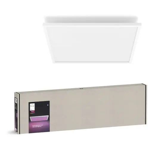 Reducere specială Panou LED Philips Hue White Color Ambiance Surimu 60x60cm 16 milioane de culori dimmabil control prin aplicatie