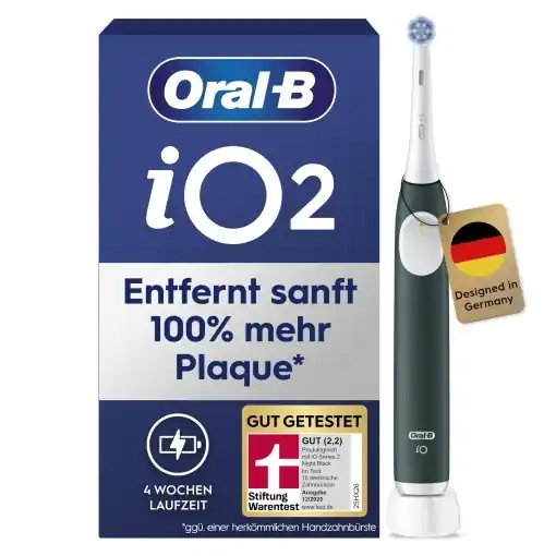 Periuta electrica Oral-B iO Series 2 Verde 3 moduri de curatare cu etui de calatorie Preț promoțional