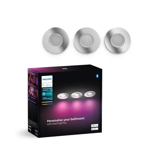 Spoturi LED Philips Hue Xamento White Color Ambiance Set 3 buc Control Inteligent Lumina Reglabila Aluminiu Reducere extra