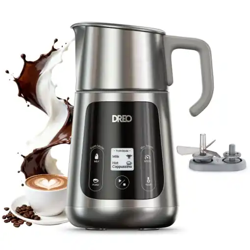 Ieftin Dreo Milchaufschaumer Electric 450ml Functie All-in-1 LED Display