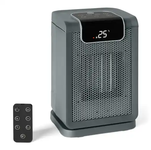 Cel mai bun preț Incalzitor electric portabil ceramica 1800W oscilatie 70deg gri