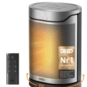 Mai ieftin Aeroterma ceramica DREO 318 1500W termostat reglabil protectie supraincalzire economisire energie