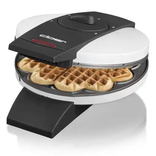 Popular Aparat pentru vafe Cloer 1621 930W reglare bronzare alb antiaderent