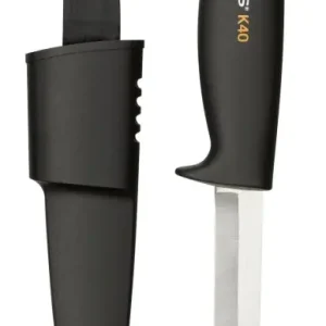 Cutit universal Fiskars K40 225 cm lama otel inoxidabil maner ergonomic negruportocaliu Transport gratuit
