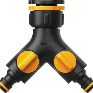 Conector robinet Fiskars 2-Wege-Ventil 1027061 cu reglare ONOFF compatibil universal negruportocaliu Cumpără acum