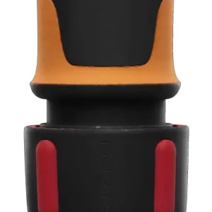 Conector furtun Fiskars 1027074 SoftGrip Universal O 19 mm NegruPortocaliuRosu Livrare gratuită
