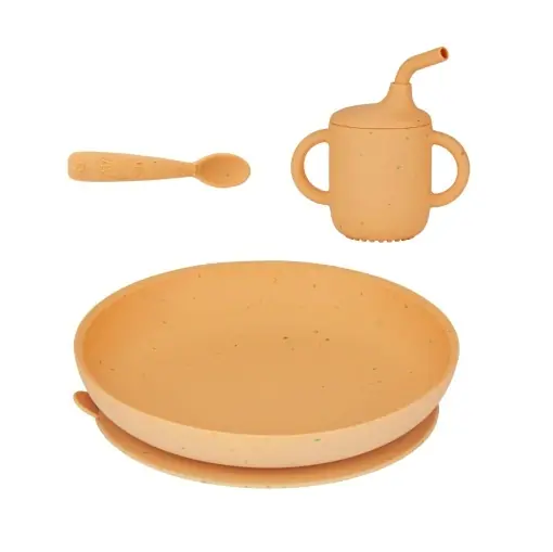 Discount Set vesela pentru bebelusi Babymoov Little Arty silicon 3 piese BPA free