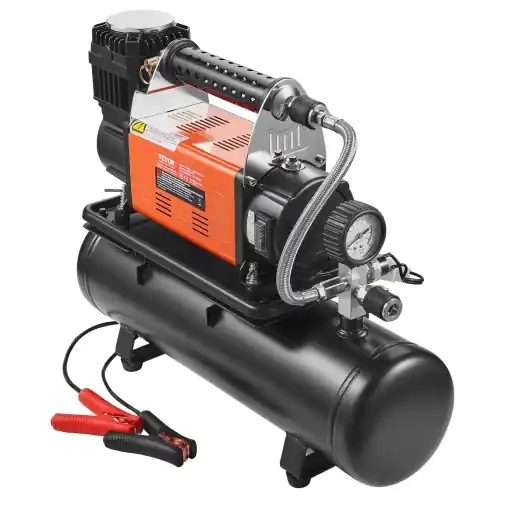 Cel mai vândut Compresor auto VEVOR YD-127-6L 12V cu rezervor 6L presiune 150 PSI debit 635 CFM