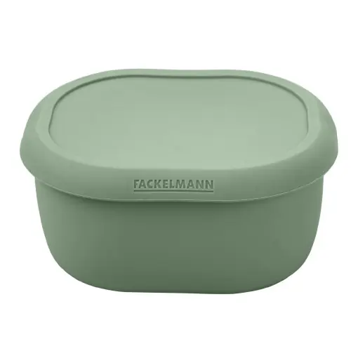 Lunchbox Fackelmann 600 ml Silikon Verde Rezistent la Temperaturi Extreme Ofertă de sezon